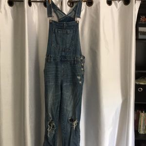 Ripped overalls